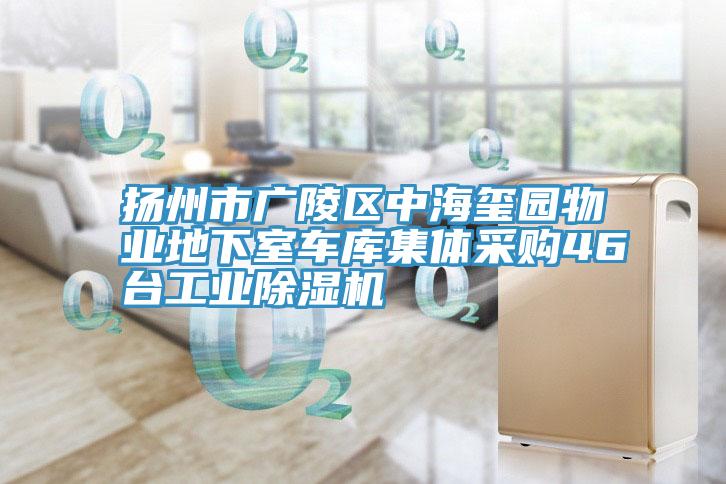 揚州市廣陵區中海璽園物業(yè)地下室車(chē)庫集體采購46臺工業(yè)除濕機