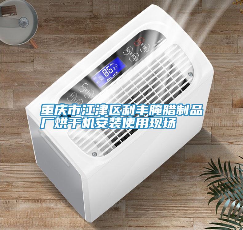 重慶市江津區利豐腌臘制品廠(chǎng)烘干機安裝使用現場(chǎng)
