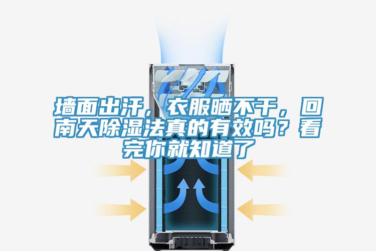 墻面出汗,衣服曬不干,回南天除濕法真的有效嗎?看完你就知道了