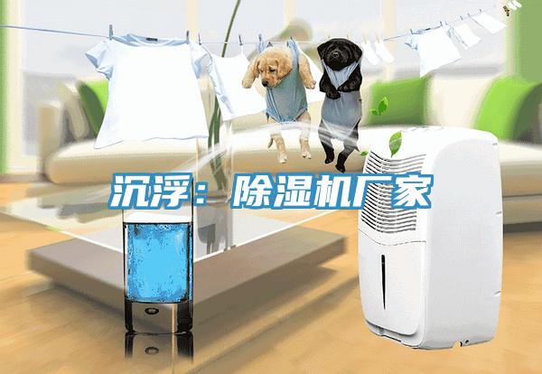 沉浮:除濕機廠家