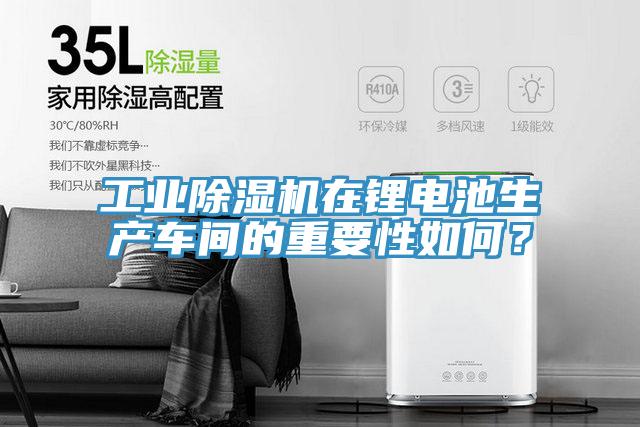 工業(yè)除濕機在鋰電池生產(chǎn)車間的重要性如何？