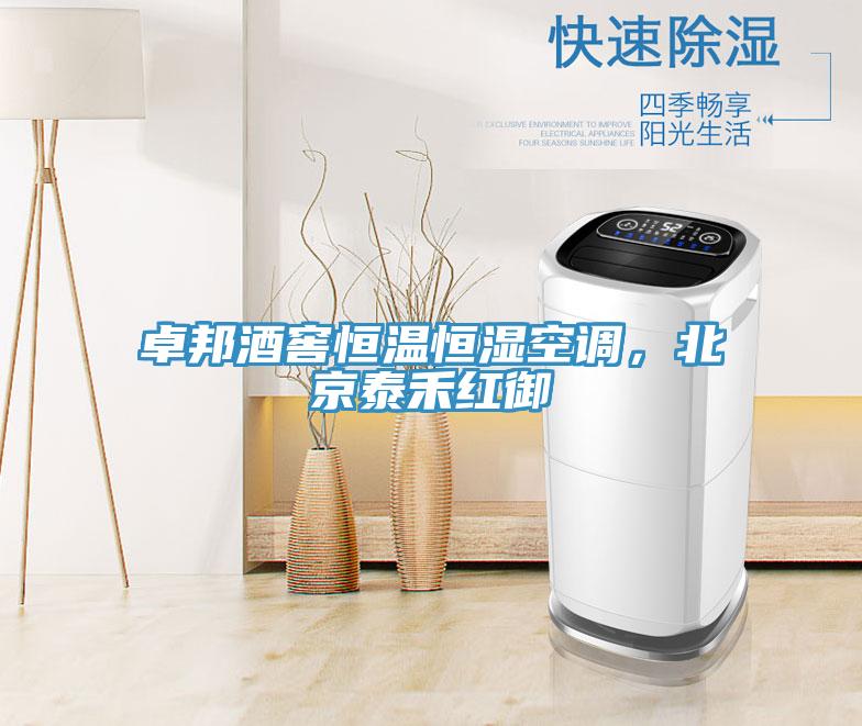 卓邦酒窖恒溫恒濕空調，北京泰禾紅御
