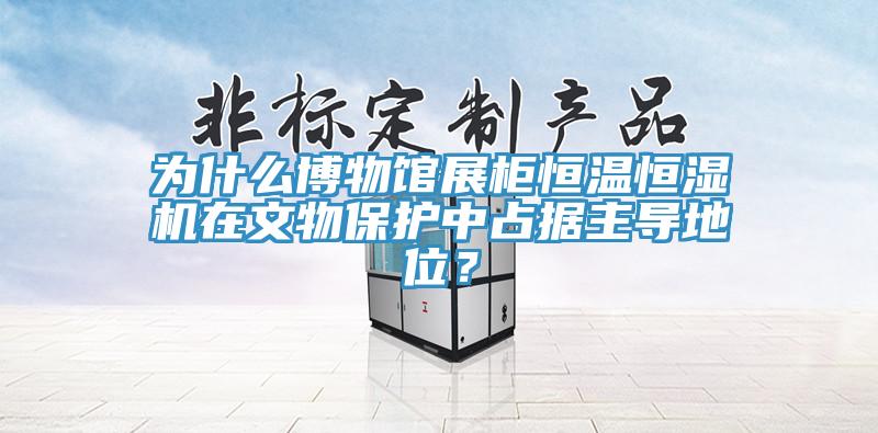 為什么博物館展柜恒溫恒濕機在文物保護中占據主導地位？