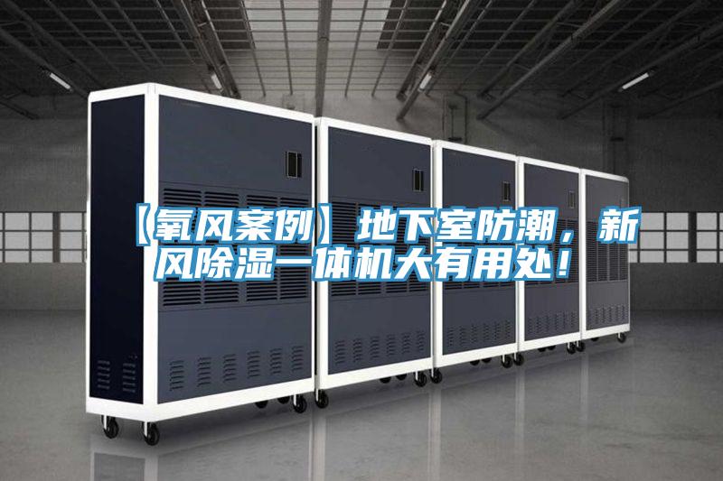 【氧風案例】地下室防潮,新風除濕一體機大有用處!