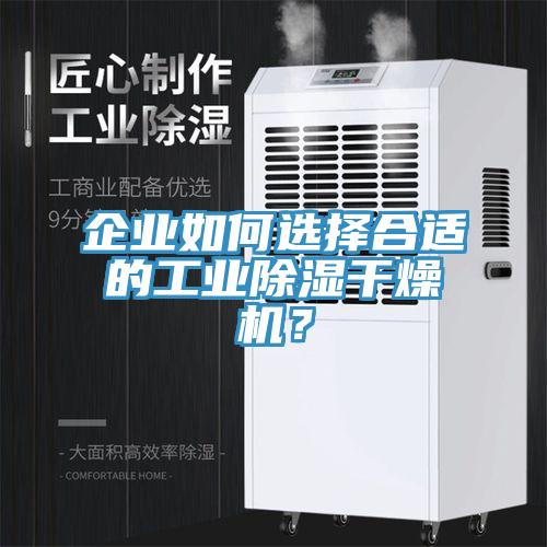 企業如何選擇合適的工業除濕干燥機？