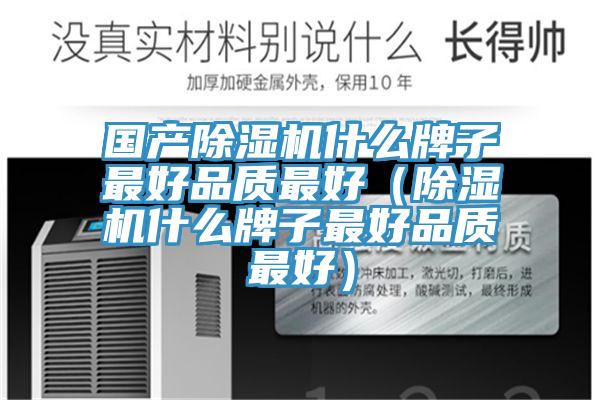 國產除濕機什么牌子最好品質最好(除濕機什么牌子最好品質最好)