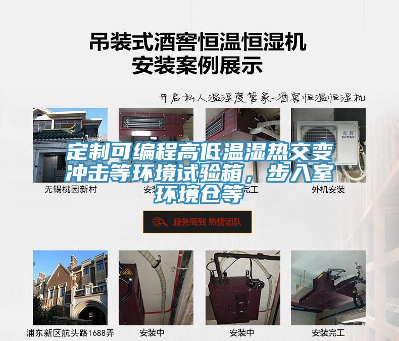 定制可編程高低溫濕熱交變沖擊等環(huán)境試驗箱,步入室環(huán)境倉等