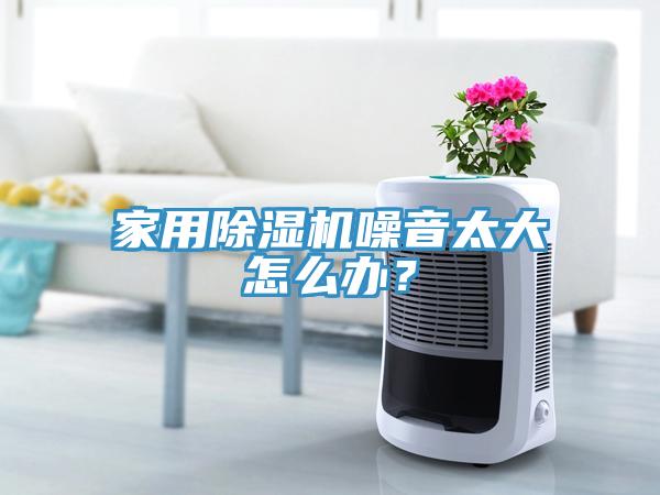 家用除濕機噪音太大怎么辦？