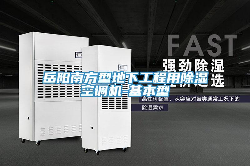 岳陽南方型地下工程用除濕空調機-基本型