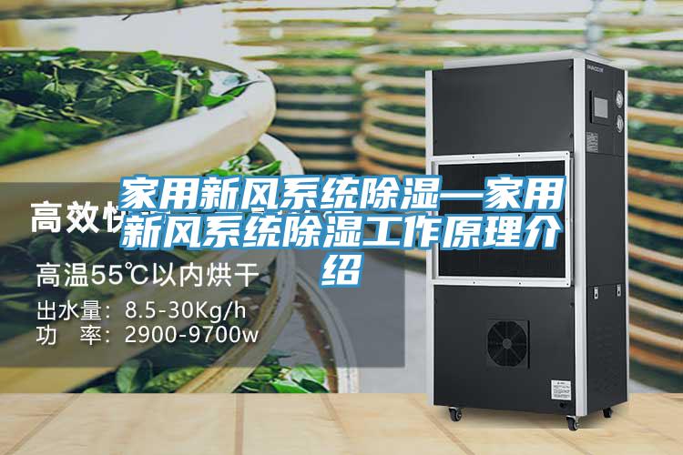 家用新風系統(tǒng)除濕—家用新風系統(tǒng)除濕工作原理介紹
