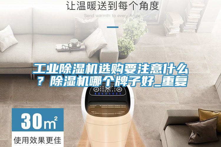 工業(yè)除濕機選購要注意什么？除濕機哪個牌子好_重復