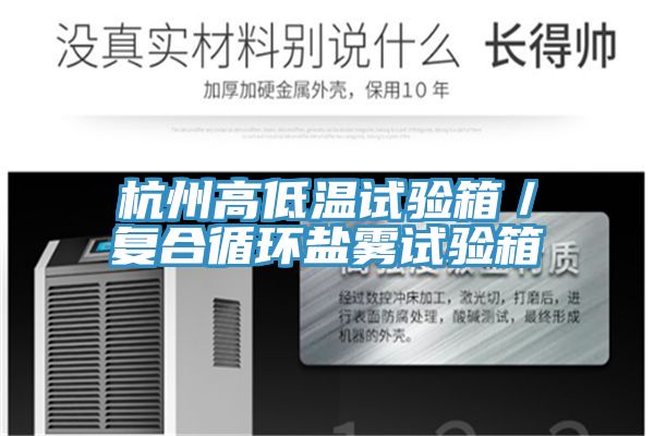 杭州高低溫試驗箱/復合循環鹽霧試驗箱