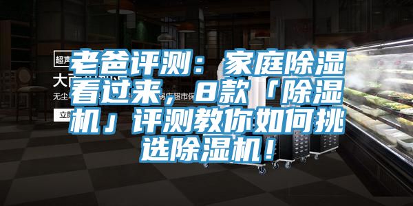 老爸評測：家庭除濕看過來，8款「除濕機」評測教你如何挑選除濕機！