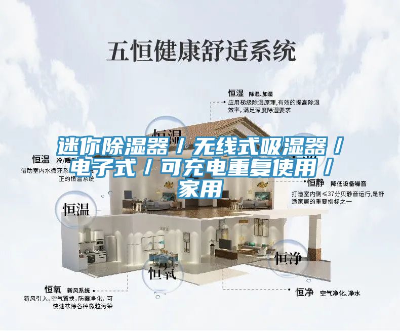 迷你除濕器/無線式吸濕器/電子式/可充電重復使用/家用