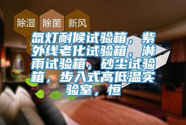 氙燈耐候試驗(yàn)箱，紫外線老化試驗(yàn)箱，淋雨試驗(yàn)箱，砂塵試驗(yàn)箱，步入式高低溫實(shí)驗(yàn)室，恒