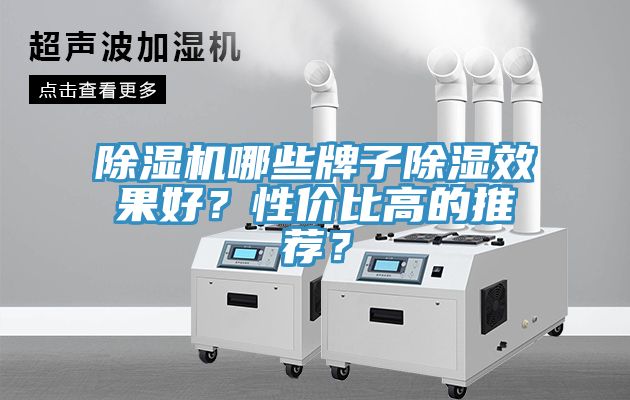 除濕機哪些牌子除濕效果好?性價比高的推薦?