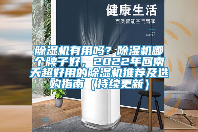 除濕機有用嗎？除濕機哪個牌子好，2022年回南天超好用的除濕機推薦及選購指南（持續更新）